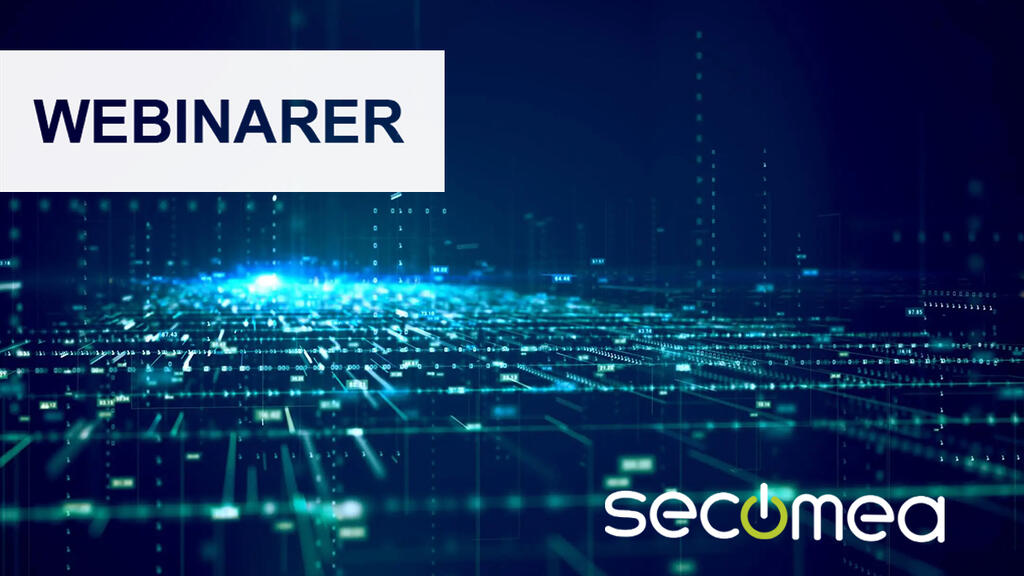 Secomea tilbyr On Demand Webinarer. Secomea er en dansk leverandør som er blant markedslederne innen løsninger for fjerntilkobling for automasjon- og maskinindustrien.

